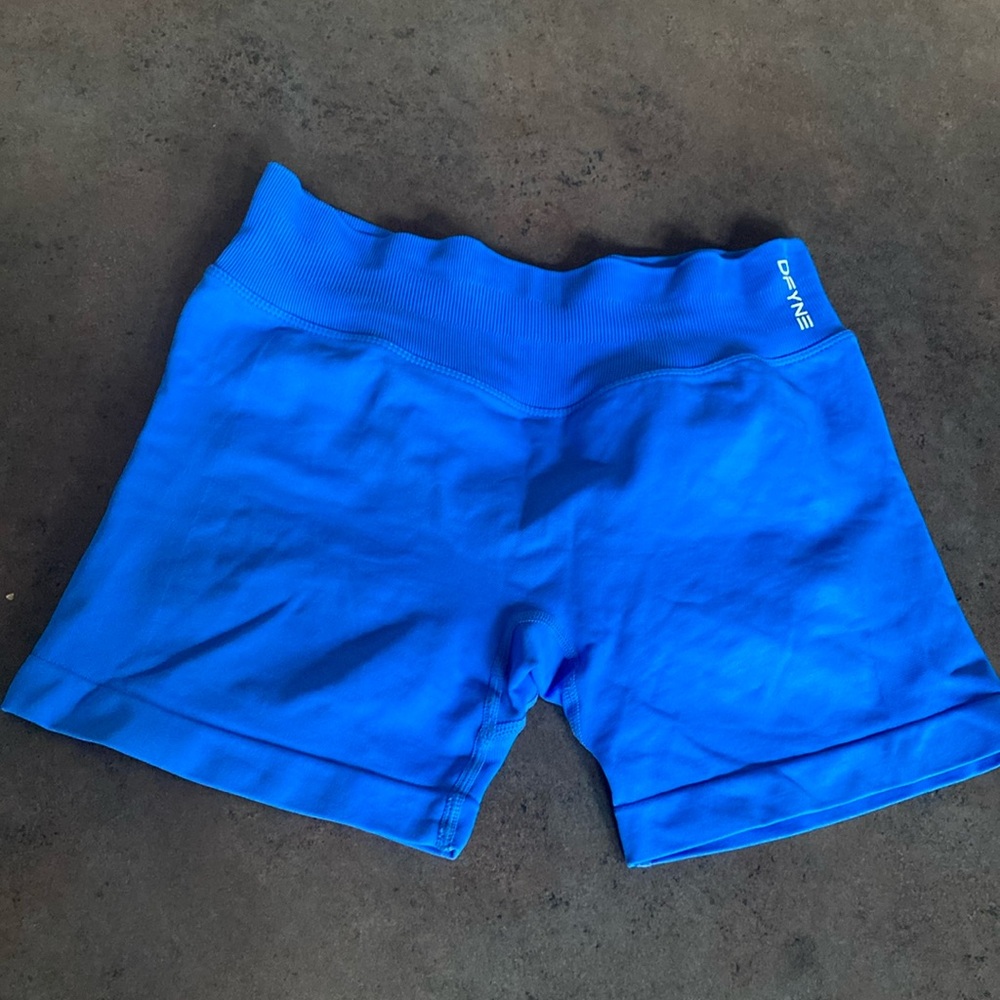 Dfyne impact shorts electric blue 4.5 inch